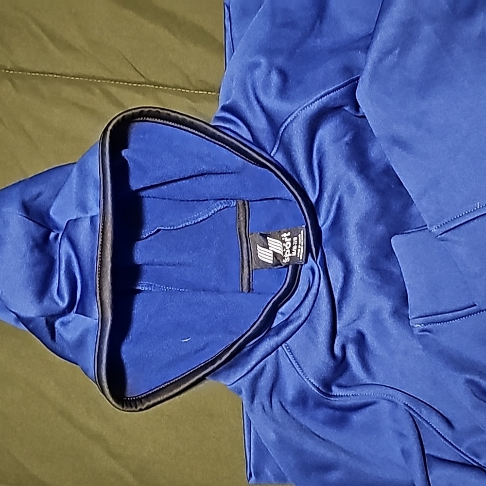 Cobalt blue hoodie